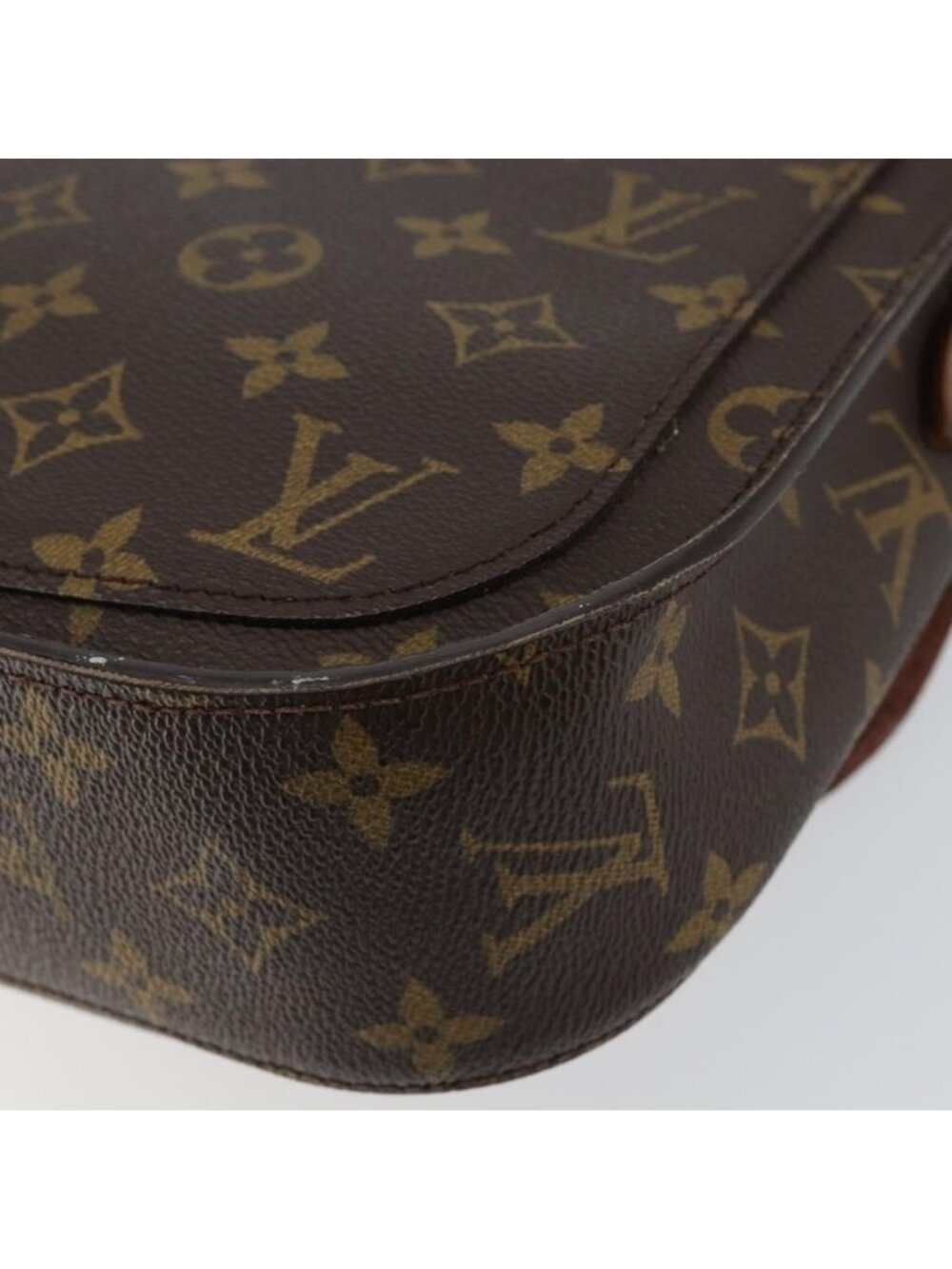 Authentic LOUIS VUITTON Monogram Saint Cloud GM Shoulder Bag M51242 LV - Picture 4 of 16